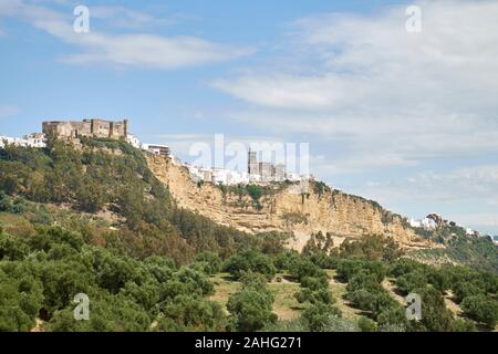 Arcos De La Frontera, Andalusien, Spanien Stockfoto