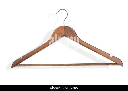 Kleiderbügel für Kleidung. Auf weißen, Beschneidungspfade getrennt ausgewiesen Stockfoto