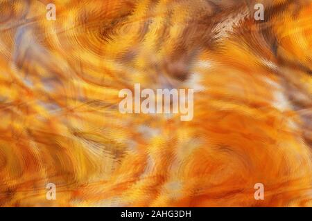 Golden und Amber defokussierten Abstraktion für Textur- und Hintergrund Stockfoto