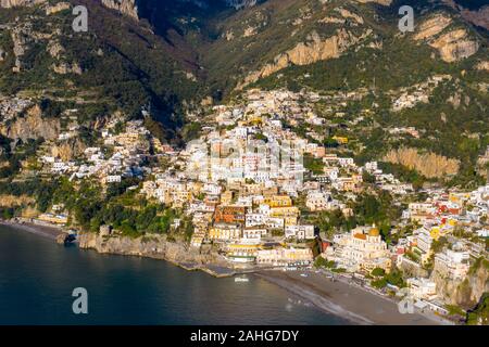 Positano, Kampanien, Italien Stockfoto