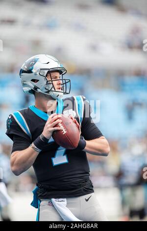 Charlotte, NC, USA. 29 Dez, 2019. das NFL matchup an der Bank von Amerika Stadium in Charlotte, NC. (Scott Kinser/Cal Sport Media). Credit: Csm/Alamy leben Nachrichten Stockfoto