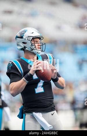 Charlotte, NC, USA. 29 Dez, 2019. das NFL matchup an der Bank von Amerika Stadium in Charlotte, NC. (Scott Kinser/Cal Sport Media). Credit: Csm/Alamy leben Nachrichten Stockfoto