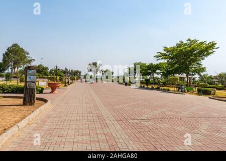 Islamabad Seeblick Park malerischen Atemberaubenden Blick auf Promenade an einem sonnigen blauen Himmel Tag Stockfoto