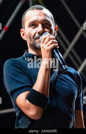 Subsonica (Samuel, Boosta) während Subsonica - La Mia generazione Festival am Porto Antico in Ancona (AN), Italien, 07. September 2019 Stockfoto