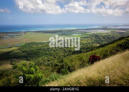 Panorama der Montaña Redonda in der Dominikanischen Republik Stockfoto