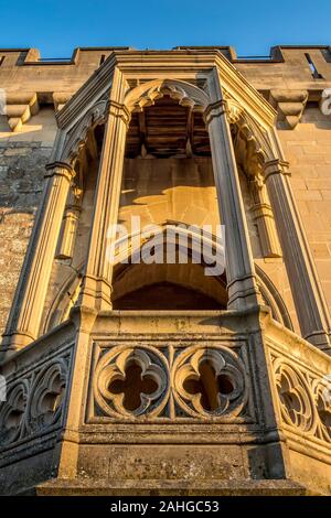 Palast der Könige von Navarra von Olite Olite, Navarra, Spanien, 28. Oktober, 2019 Stockfoto