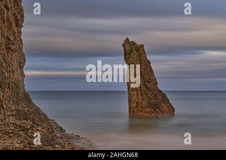 29. Dezember 2019. Cullen Bay, Moray, Schottland, Großbritannien Stockfoto