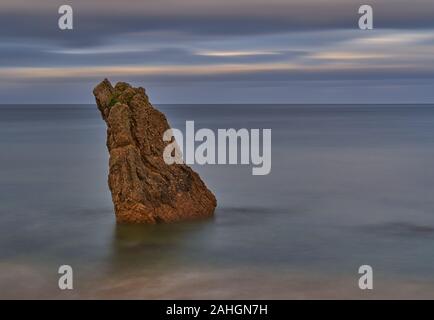 29. Dezember 2019. Cullen Bay, Moray, Schottland, Großbritannien Stockfoto