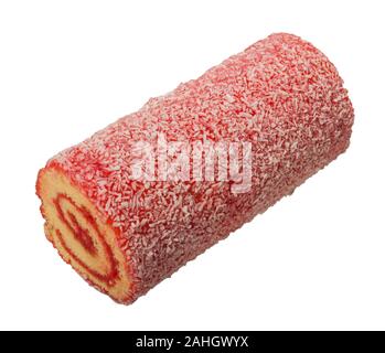 Raspberry Jelly Roll Stockfoto