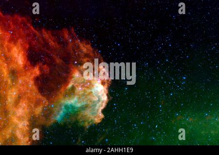 Kosmische Nebel, Deep Space. Mit Galaxien in verschiedenen Farben. Elemente dieses Bild wurde von der NASA eingerichtet. Für jeden Zweck. Stockfoto