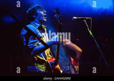 Massimiliano 'Ufo' Schiavelli während des Zen Zirkus - Natale Zen, Swamp Club, Massa (MS), Italien, 25. Dez 2019 Stockfoto