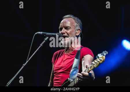 Sting bei Sting - Meine Songs Tour 2019, Geox Live Arena, Padova, Italien, 30. Juli 2019 Stockfoto