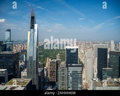 Manhattan, New York City, USA: [Central Park, Manhattan, Bethesda mall Brunnen Panorama] Stockfoto