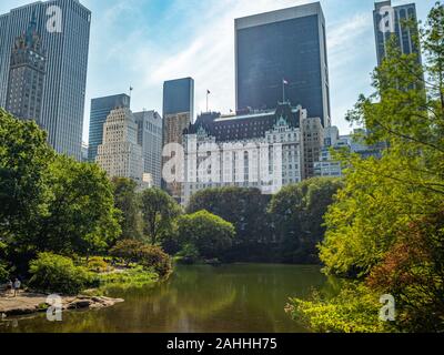 Manhattan, New York City, USA: [Central Park, Manhattan, Bethesda mall Brunnen Panorama] Stockfoto