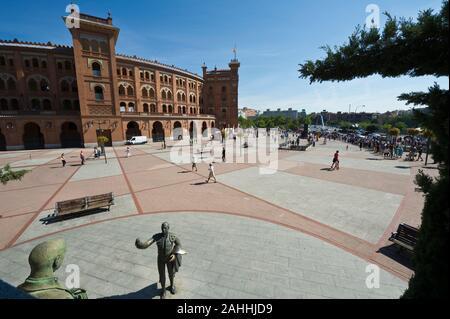 Bull Ring auf der Plaza de Toros, Madrid, Spanien Stockfoto