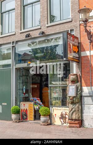 Folter Museum in der Innenstadt von Amsterdam, Holland. Stockfoto