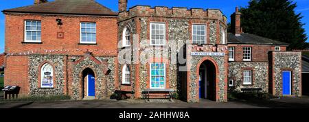 Die lowestoft Museum, Nicholas Everitt Park, Oulton Broad, Lowestoft, Suffolk County, England Stockfoto