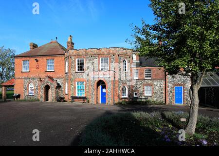 Die lowestoft Museum, Nicholas Everitt Park, Oulton Broad, Lowestoft, Suffolk County, England Stockfoto