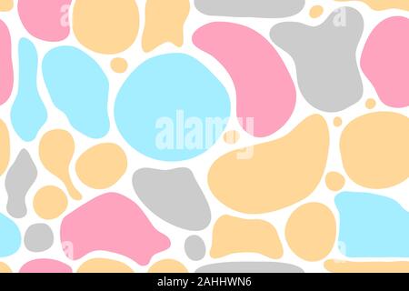 Organische nahtlose Muster, Vektor abstrakte Textur, modernen Drucken, geometrische grafik design Stock Vektor