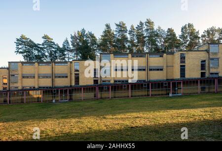 Bernau, Bundesschule des Allgemeinen Deutschen Gewerkschaftsbundes, 1928-1930 von Hannes Meyer und Hans Wittwer erbaut. Wohntrakt Stockfoto