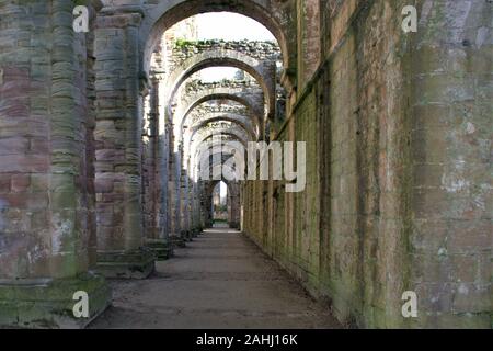 Founts Abbey & Studley Royal Stockfoto