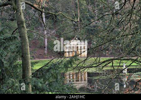 Founts Abbey & Studley Royal Stockfoto