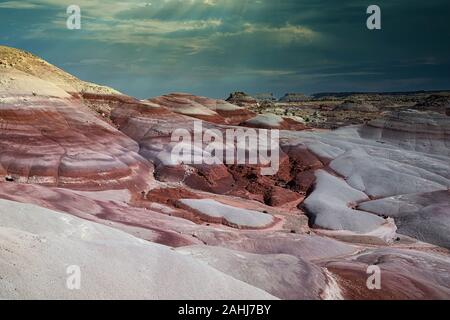 Eine Ansicht von Capitol Reef National Park in Utah Stockfoto