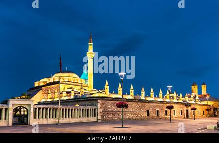 Heiligtum von Jalaluddin Rumi in Konya, Türkei Stockfoto