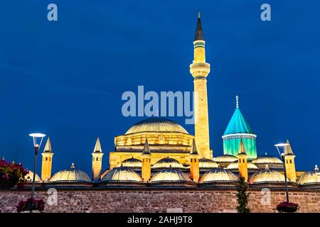 Heiligtum von Jalaluddin Rumi in Konya, Türkei Stockfoto