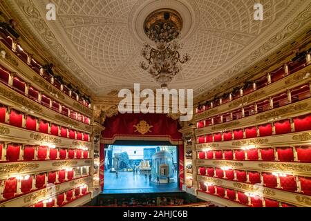 Mailand Italien. Teatro alla Scala Opernhaus Stockfoto