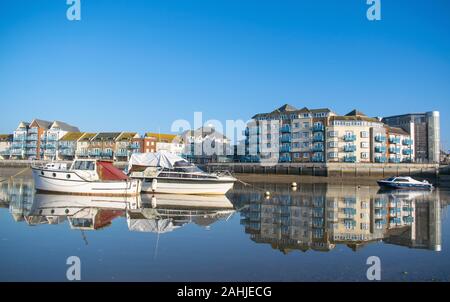 Shoreham Reflexionen Stockfoto