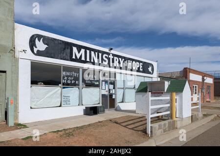 Dienst der Hoffnung Gebäude bei 105 E Tucumcari Blvd in Santa Fe, New Mexico Stockfoto