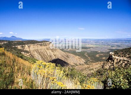 Mancos Tal blicken, Mesa Verde, Colorado Stockfoto