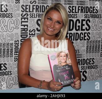 Liverpool, Großbritannien, Sam Faiers beschmutzt in Liverpool credit Ian Fairbrother/Alamy Stockfotos Stockfoto