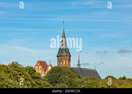 KALININGRAD, Russland - SEPTEMBER 04,2019: Kant's Kathedrale in Kaliningrad. Stockfoto