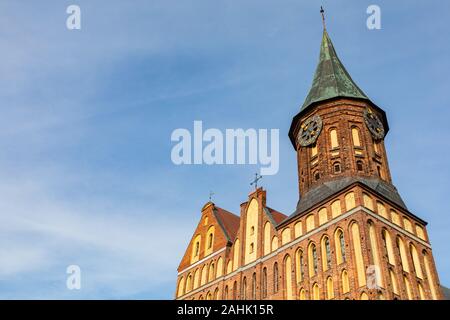 KALININGRAD, Russland - SEPTEMBER 04,2019: Kant's Kathedrale in Kaliningrad. Stockfoto