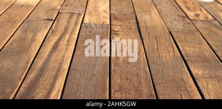 Close up Perspektive Laufbelag oder Dock mit Korn Makrofotografie Textur Hintergrund Stockfoto