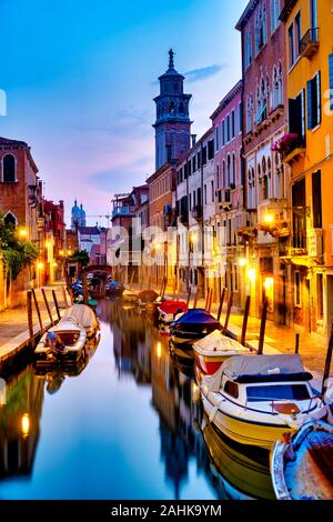 Rio di San Barnaba, Venedig, Italien Stockfoto