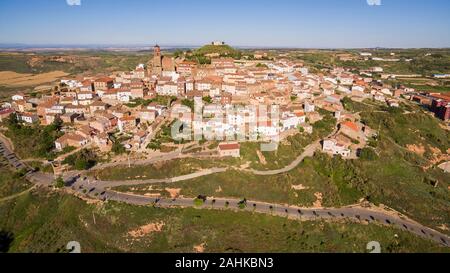 Ausejo ist ein Dorf in der Provinz und autonome Gemeinschaft La Rioja, Spanien Stockfoto