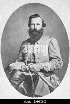 Allgemeine Jeb Stuart in Uniform. James Ewell Brown "Jeb" Stuart (1833 - 1864) United States Army Officer und Confederate States Army general während des Amerikanischen Bürgerkriegs Stockfoto