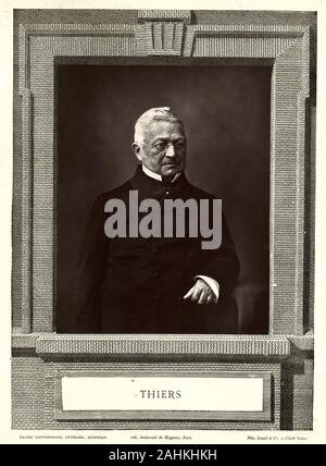 Adolphe Thiers, von Nadar, ca 1860 Stockfoto