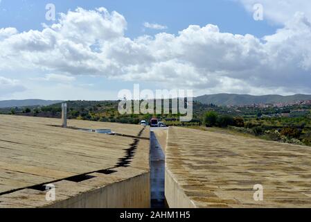 Foz Coa-Park - Museum für Kunst und Archäologie von Côa Valley, Portugal Stockfoto