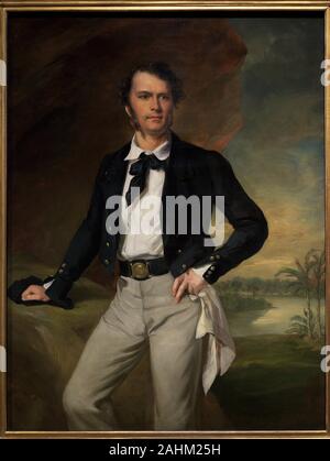 James Brooke, el Rajá de Sarawak (1803-1868). Primer rajá Blanco de Sarawak (Estado asiático en la Isla de Borneo). Retrato por Francis Grant (1803-1878). Oleo sobre lienzo, 1847. National Portrait Gallery. Londres. Inglaterra. Stockfoto