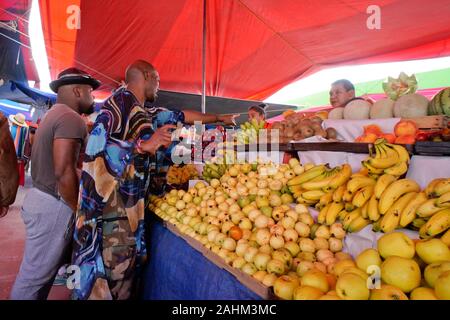 Dienstag, Markt am Rande der San Miguel de Allende, Mexiko. Stockfoto