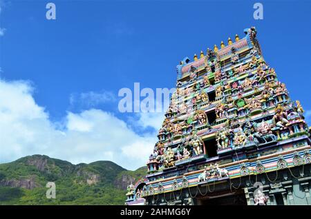 Indische Tempel auf den Seychellen Mahé Stockfoto