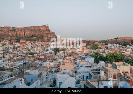 Blaue Stadt Jodhpur, Indien Stockfoto