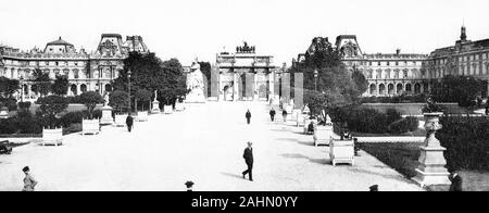 L'Arc de Triomphe, Paris, Frankreich, 1900 Stockfoto