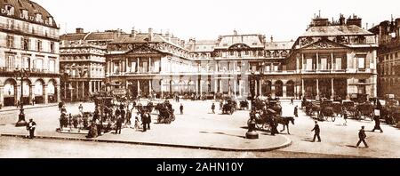 Place Du Palais Royal, Paris, Frankreich, 1900 Stockfoto