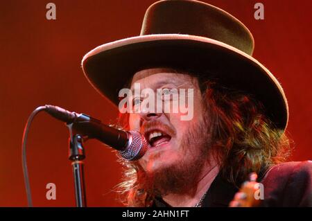 Verona Italien 09/07/2007: Zucchero Fornaciari im Konzert während der musikalischen Ereignis 'Festivalbar 2007". Stockfoto