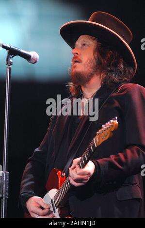 Verona Italien 09/07/2007: Zucchero Fornaciari im Konzert während der musikalischen Ereignis 'Festivalbar 2007". Stockfoto